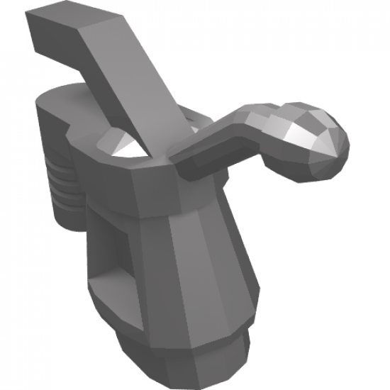 Minifigure, Utensil Tool Oil Can - Ribbed Handle