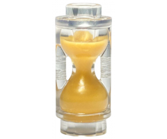 Minifigure, Utensil Hourglass with Molded Pearl Gold Sand Pattern