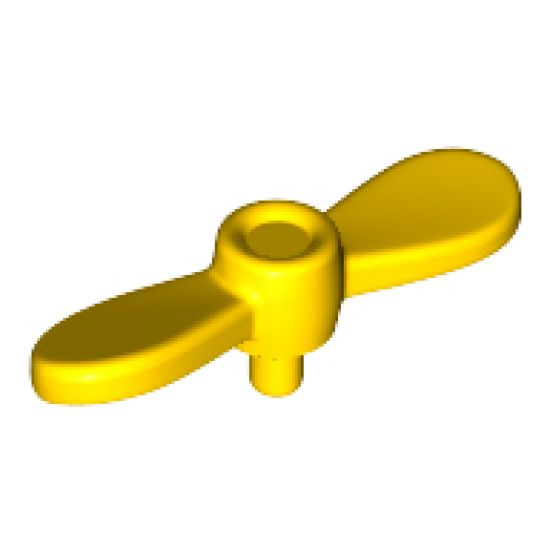 Minifigure, Headgear Accessory Propeller 2 Blade Twisted Tiny with Pin Attachment