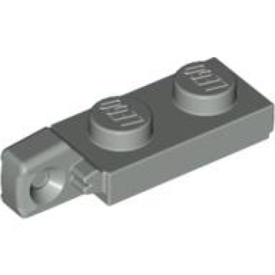 Hinge Plate 1 x 2 Locking with 1 Finger On End with Bottom Groove