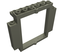 Door, Frame 2 x 8 x 6 Swivel with Bottom Notches