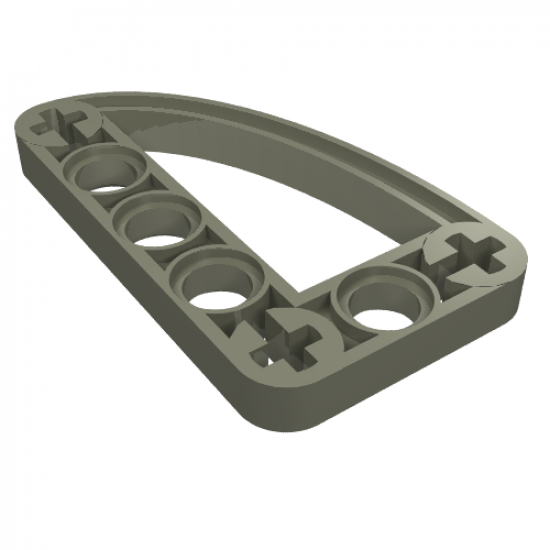 Technic, Liftarm Modified L-Shape Quarter Ellipse Thin 3 x 5