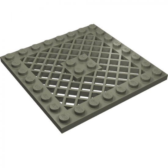 Plate, Modified 8 x 8 with Grille