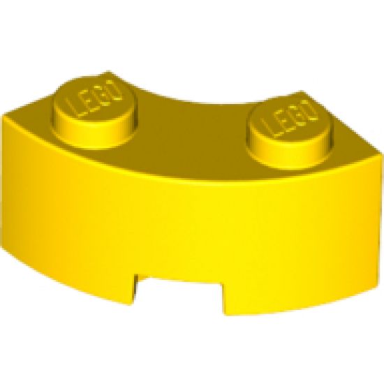 Brick, Round Corner 2 x 2 Macaroni with Stud Notch and Reinforced Underside