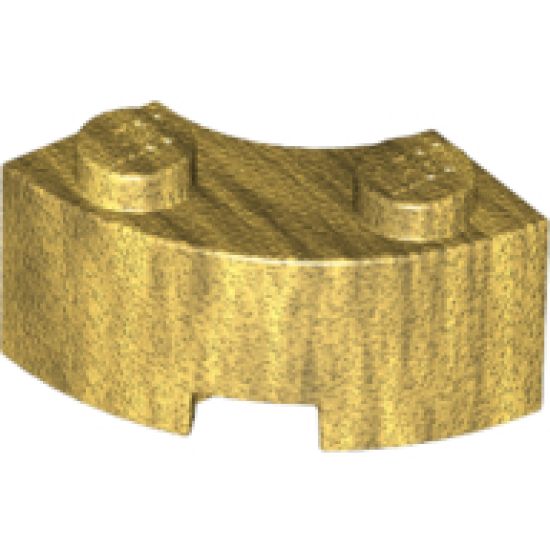 Brick, Round Corner 2 x 2 Macaroni with Stud Notch and Reinforced Underside