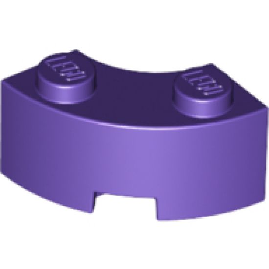 Brick, Round Corner 2 x 2 Macaroni with Stud Notch and Reinforced Underside