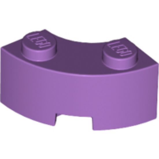 Brick, Round Corner 2 x 2 Macaroni with Stud Notch and Reinforced Underside