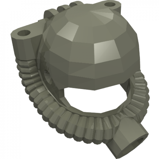 Minifigure, Headgear Helmet Space / Town with Breathing Hose