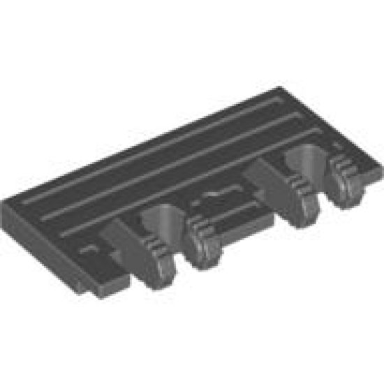 Hinge Train Gate 2 x 4 Locking Dual 2 Fingers without Rear Reinforcements