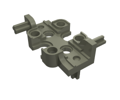 Technic Rectangular Gearbox Half