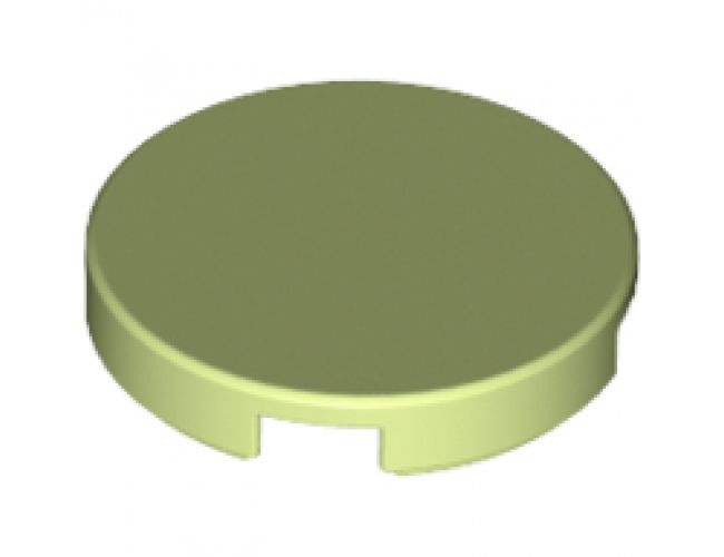 Tile, Round 2 x 2 with Bottom Stud Holder