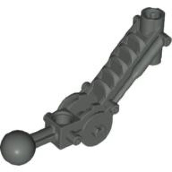 Bionicle Ball Joint 5 x 7 Arm with dual axle hole at 90 degrees
