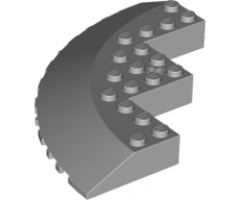 Brick, Round Corner 10 x 10 with Slope 33 Edge, Axle Hole, Facet Cutout