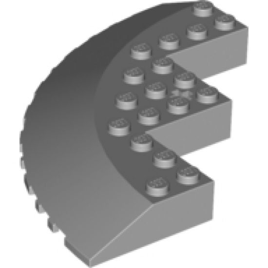 Brick, Round Corner 10 x 10 with Slope 33 Edge, Axle Hole, Facet Cutout