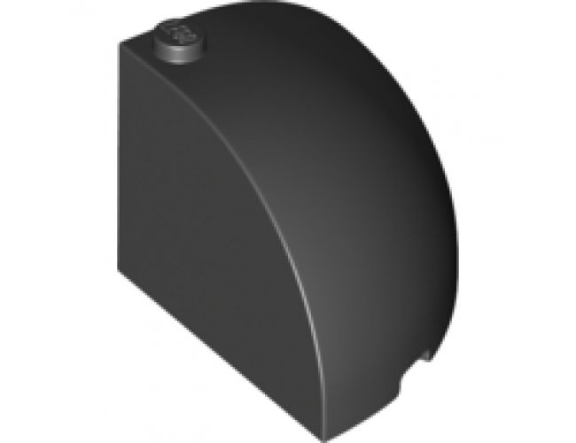 Brick, Round Corner 4 x 4 x 2 2/3 Dome Top