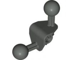 Bionicle Ball Joint 4 x 4 x 2 90 Degree with 2 Ball Joint and Axle Hole