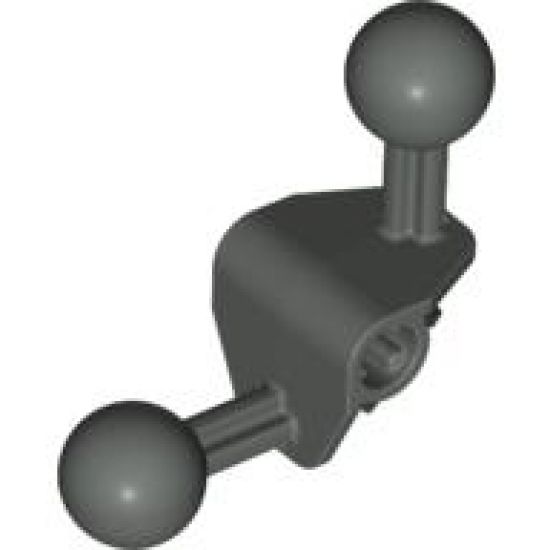 Bionicle Ball Joint 4 x 4 x 2 90 Degree with 2 Ball Joint and Axle Hole