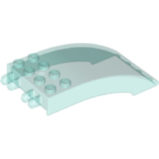 Windscreen 8 x 4 x 2 Curved with Locking Dual 2 Fingers