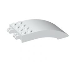 Windscreen 8 x 4 x 2 Curved with Locking Dual 2 Fingers
