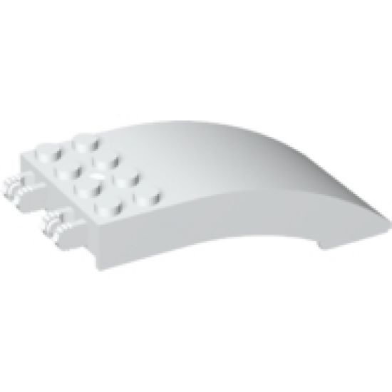 Windscreen 8 x 4 x 2 Curved with Locking Dual 2 Fingers