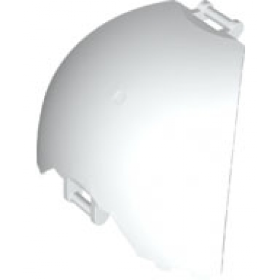 Windscreen Quarter Dome, Bar Handles at Top and Bottom