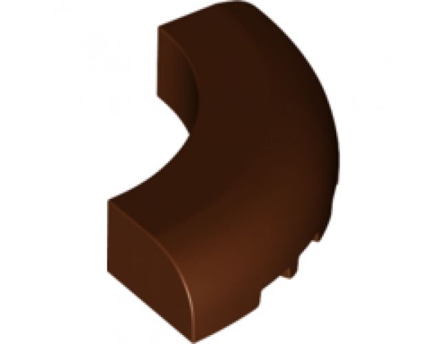 Brick, Round Corner 5 x 5 x 1 without Studs
