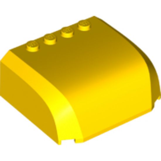 Windscreen 5 x 6 x 2 Curved Top Canopy with 4 Studs