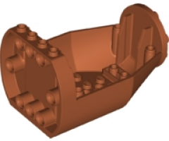 Cockpit 9 x 6 x 4 1/3, Tapered with Studs on Front