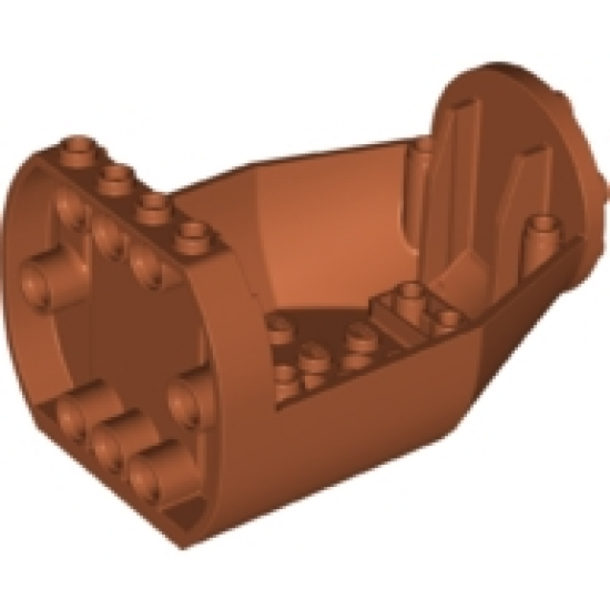 Cockpit 9 x 6 x 4 1/3, Tapered with Studs on Front