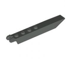 Hinge Plate 1 x 8 with Angled Side Extensions, 9 Teeth and Rounded Plate Underside