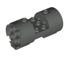 Cylinder 3 x 6 x 2 2/3 Horizontal - Round Connections Between Interior Studs