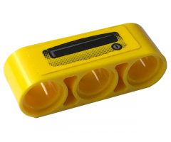 Technic, Liftarm Thick 1 x 3 with Keyhole and Door Handle Pattern Model Left Side (Sticker) - Set 42122