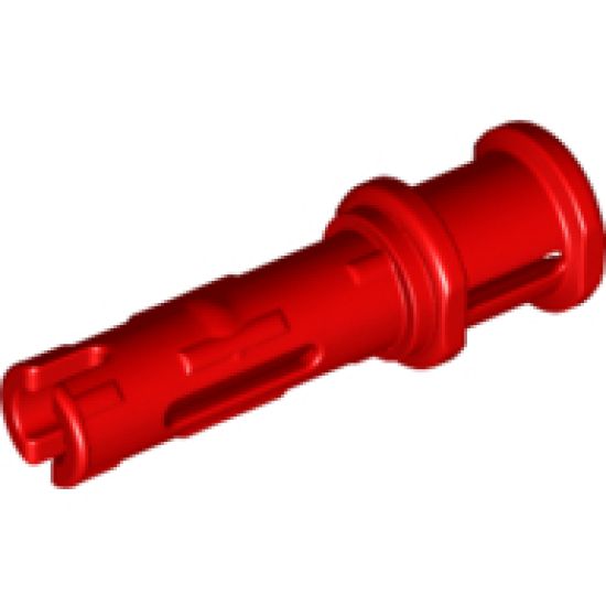 Technic, Pin 3L with Friction Ridges Lengthwise and Stop Bush