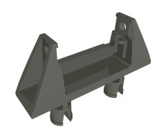 String Reel / Winch 1 x 4 x 2 Holder with 2 Technic Pins