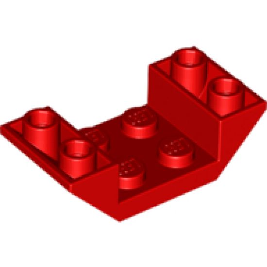 Slope, Inverted 45 4 x 2 Double with 2 x 2 Cutout