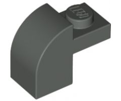 Slope, Curved 2 x 1 x 1 1/3 with Recessed Stud
