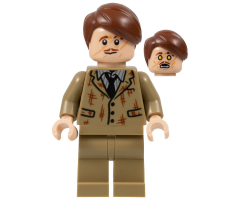 Professor Remus Lupin, Dark Tan Suit, Tattered