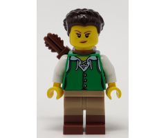 Archer - Female, Green Tunic, Quiver