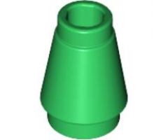 Cone 1 x 1 with Top Groove