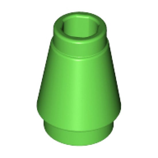 Cone 1 x 1 with Top Groove