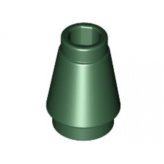 Cone 1 x 1 with Top Groove