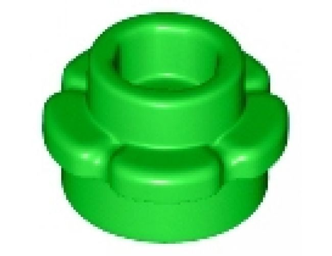 Plate, Round 1 x 1 with Flower Edge (5 Petals)