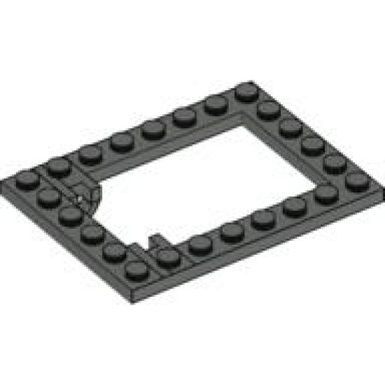 Plate, Modified 6 x 8 Trap Door Frame Horizontal