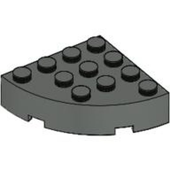 Brick, Round Corner 4 x 4 Full Brick