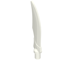 Minifigure, Weapon Sword Curved Blade with Bar