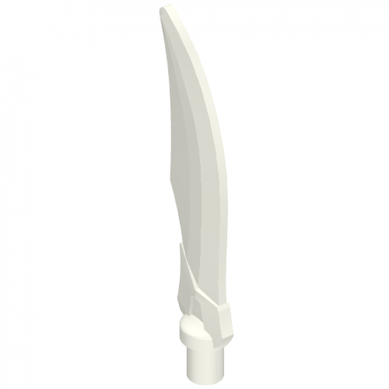 Minifigure, Weapon Sword Curved Blade with Bar