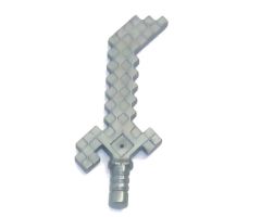 Minifigure, Weapon Cutlass Pixelated (Minecraft)