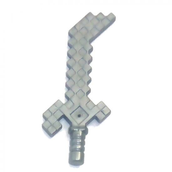 Minifigure, Weapon Cutlass Pixelated (Minecraft)