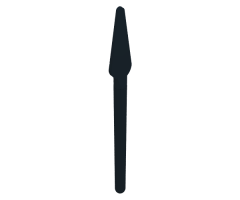 Minifigure, Weapon Pike / Spear - Flat End