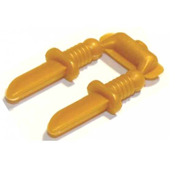 Minifigure, Weapon Knives, 2 on Sprue
